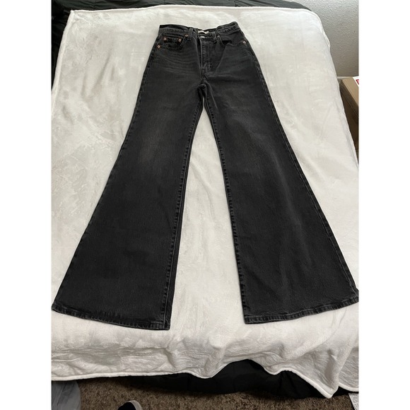 Levi's Premimum Women Ribcage Boot Straight Joli Thorax‎ Cloche 25 X 32